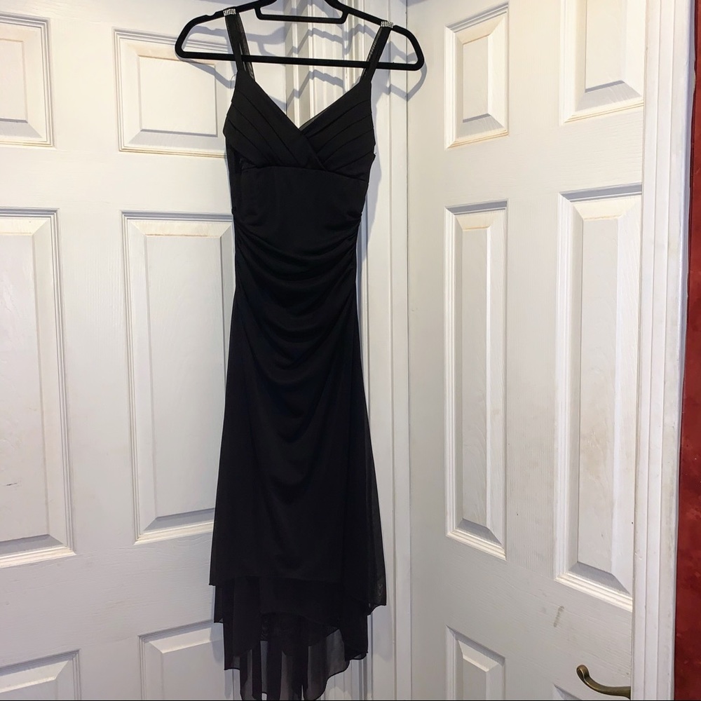 Black Hilo Sleeveless Party Dress - Juniors Small